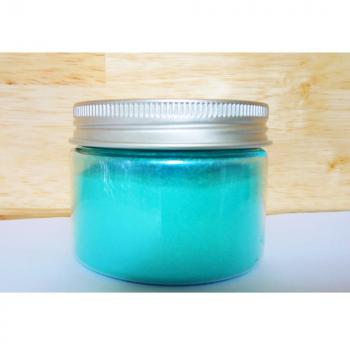 Bột camay nhũ ánh kim pha Epoxy Resin màu XANH NHẠT - AQUA BLUE 50g